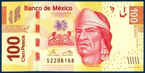 멕시코 2012년 100페소 - 미사용