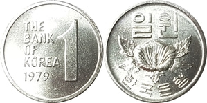 한국은행 1979년 1원 - 미사용