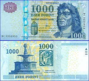 헝가리 2009년 1,000 포린트 - 미사용