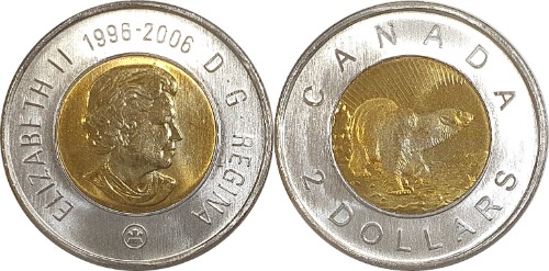 캐나다 2006년 2 달러 - 미사용(B급)