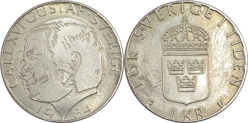 스웨덴 1984년 1 크로나