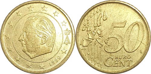 벨기에 1999년 50 유로센트