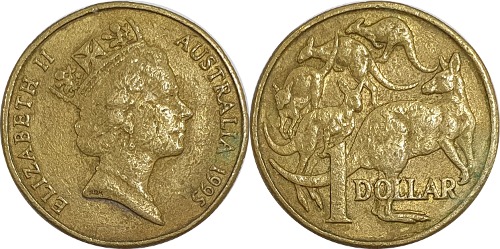 호주 1995년 1 달러