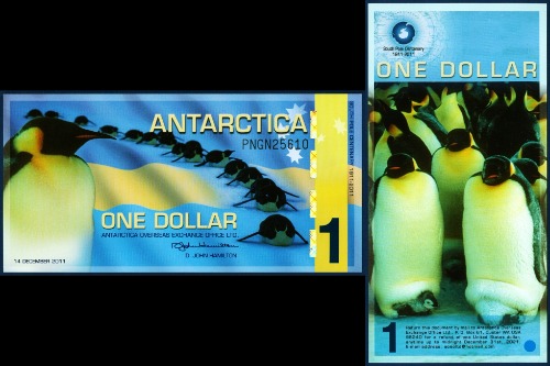 남극 2011년 1 달러 - 미사용