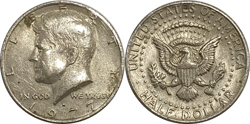 미국 1977년(D) 케네디 하프 달러