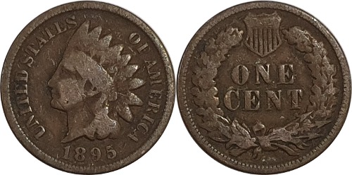 미국 1895년 인디언 헤드 1 센트