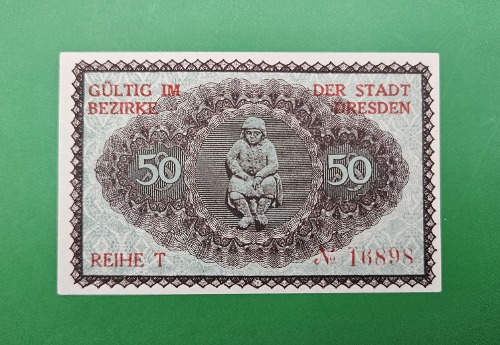 독일 1921년 NOTGELD 놋겔트 인플레이션 비상화폐 50페니히 - 미사용