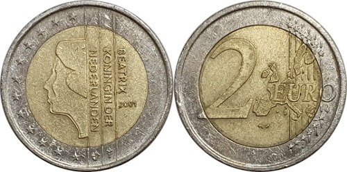 네덜란드 2001년 2 유로