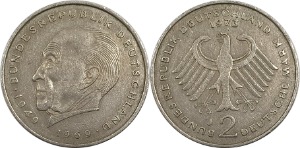 독일 1973년(J) 2마르크