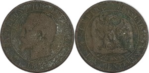 프랑스 1857년(BB) 10센티모
