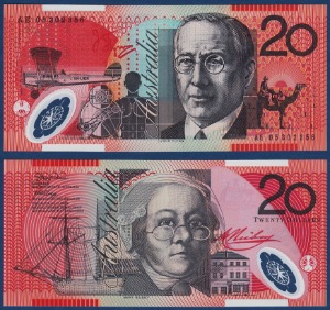 호주 2005년 20 달러 - 미사용