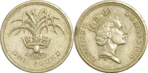 영국 1990년 1 파운드