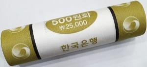 한국은행  2013년 500원 롤 - 미사용