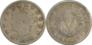 미국 1906년 리버티 니켈 5 센트