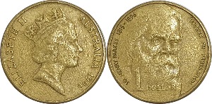 호주 1996년 1 달러(Henry Parkes 서거 100주기)