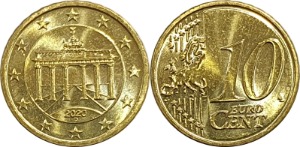 독일 2020년(D) 10 유로센트