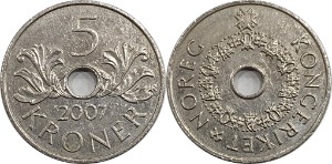 노르웨이 2007년 5 Kroner