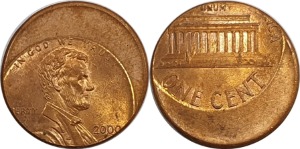 미국 2000년 링컨 1 센트(에러)
