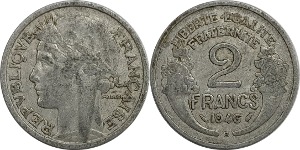 프랑스 1946년(B) 2 프랑