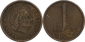 네덜란드 1951년 1 센트