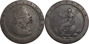 영국 1797년 1 페니
