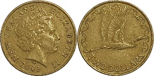 뉴질랜드 2003년 2 달러