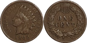 미국 1902년 인디언 헤드 1 센트