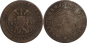 네덜란드령 동인도 1898년 1 센트