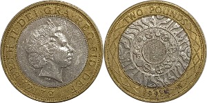 영국 1998년 2 파운드