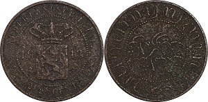 네덜란드령 동인도 1913년 2 ½ 센트