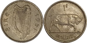 아일랜드 1951년 1 실링