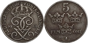 스웨덴 1944년 5 Ore