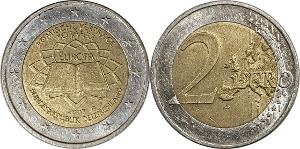 독일 2007년(G) 기념 2 유로(로마 조약 50주년)