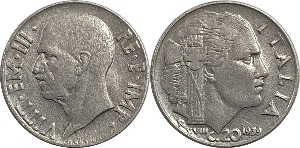 이탈리아 1939년(R) 20 Centesimi