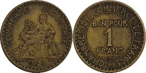 프랑스 1921년 1 프랑