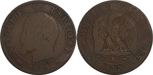프랑스 1855(K)년 5 센티모