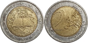 독일 2007년(D) 기념 2 유로(로마 조약 50주년)