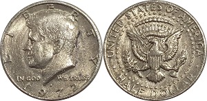 미국 1972년(D) 케네디 하프 달러