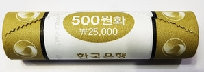 한국은행  2013년 500원 롤 - 미사용